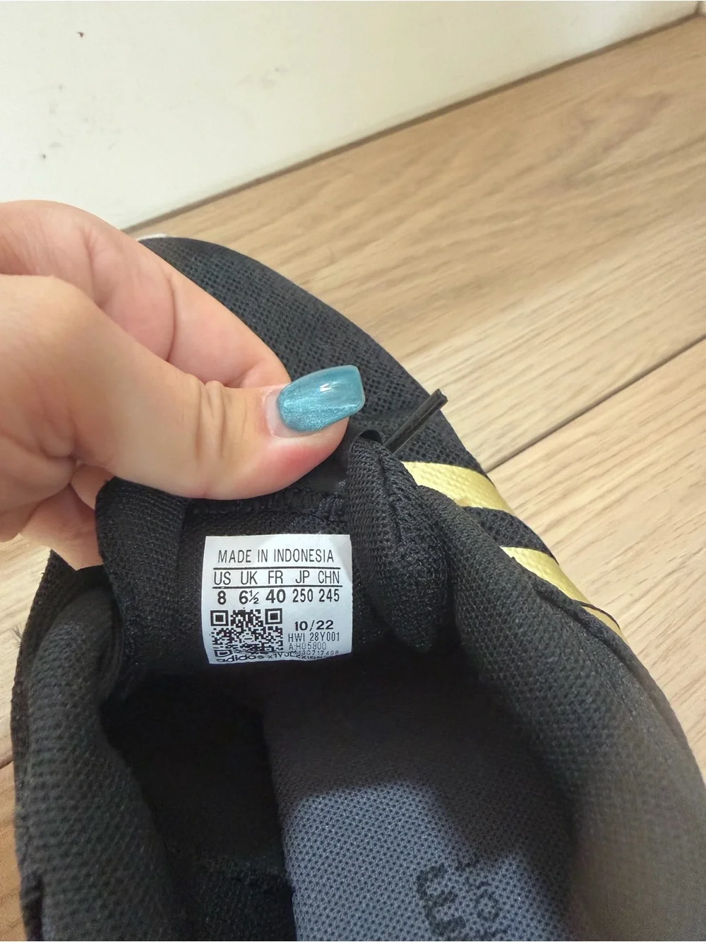 adidas Black Athletic Sneakers